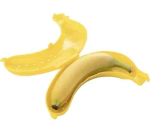 Bananen Schutz Etui Gabel Outdoor Snack Brotdose Obst Aufbewahrung Halter - Bild 1 von 7