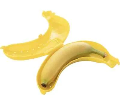 Bananen Schutz Etui Gabel Outdoor Snack Brotdose Obst Aufbewahrung Halter - Bild 1 von 4