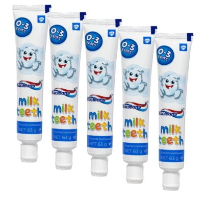 5x Macleans Milk Teeth Toothpaste 0-3 years 63g - image 1 of 4