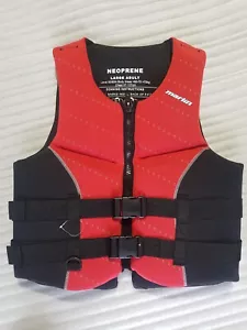 life jacket neoprene Marlin Medium wakeboard water ski jet ski Tube - Foto 1 di 3