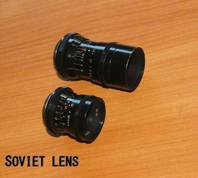 INDUSTAR-50 (3.5/50) RO -51 (2.8/20) Soviet lens for camara Kiev 16C Mount M27 - Image 1 of 4