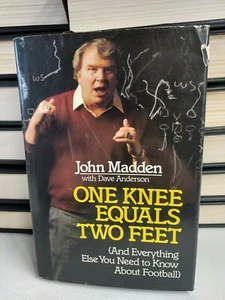 John Madden One Knee Equals Two Feet 1986 NFL Hall of Famer - Picture 1 of 8