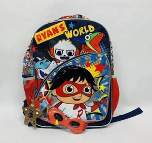 ✨ Ryan's World Kids 16" Backpack with a Bonus Mask Adjustable Straps - Picture 1 of 6