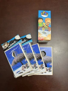 4 New Corn Hole Tabletop Coin Bouncing Game Bag Toss & Tetra Tower Jenga Style - Picture 1 of 7