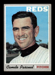 1970 Topps # 254 Camilo Pascual Card Cincinnati Reds - Picture 1 of 2
