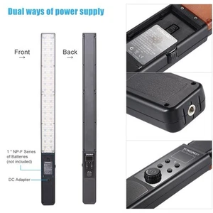 YONGNUO YN360 LED Video Light Handheld LED Studio Video Lighting 3200K-5600K - Picture 1 of 3