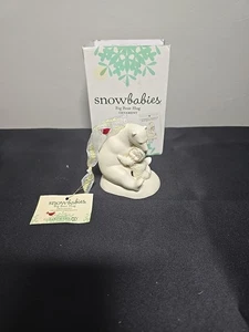 Dept 56 Snowbabies BIG BEAR HUG Snowbaby ORNAMENT 4031787 IN BOX - Picture 1 of 6