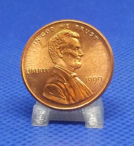 1999 Lincoln Cent Mint Error - Broadstruck - Picture 1 of 2