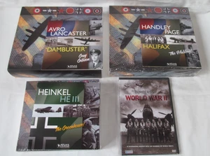 Atlas Editions 3 x WWII Aircrafts & DVD Brand New / Sealed Pre-owned - Picture 1 of 8