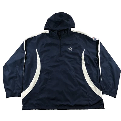 Cowboys Miller Lite Chaqueta Cerveza Hombre 2XL Azul Blanco Foto 1 de 4