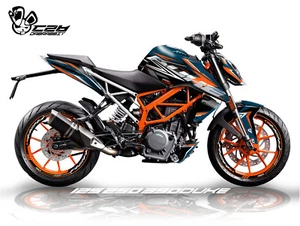 NEW Graphic kit for ktm 390 250 125 DUKE Graphic Decal Sticker Kit (DK-N) - Picture 1 of 6