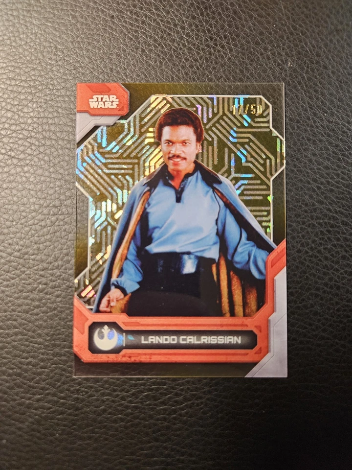 2024 Topps Star Wars High Tek Lando Calrissian Gold /50 - Image 1 of 1