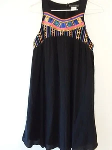 BILLABONG Dress Womens Size S Summer Beach Black Lined Beading on neckline - Bild 1 von 11