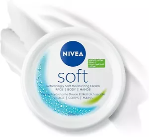 NIVEA Soft All-Purpose Moisturizing Cream, Face, Hand and Body Cream 300ml - Picture 1 of 2