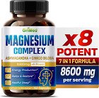Magnesium Complex 8,600Mg - X8 Power With Ashwagandha + Ginkgo Biloba - Relax &
