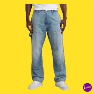 G-STAR Men's Carpenter 3D Loose Jeans, Sun Faded Fogbow Blue, 29W x 30L - Picture 1 of 10
