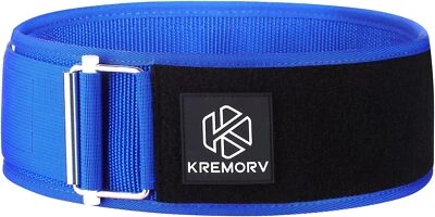 Weight Lifting Belt Gym Back Support Power Training Work Fitness Lumber Pain - Image 1 of 4