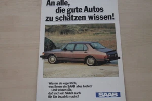 153358) Saab 99 + 900 Prospekt 198? - Picture 1 of 1