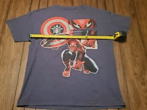 Spider-Man T-shirt! Boys/unisex XL - 14/16 Marvel Civil War Captain AMERICA - Picture 1 of 8