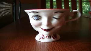 Vintage Lipton Tea Promo Winking Man Tea Cup - Picture 1 of 4