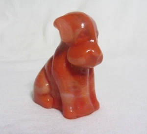 VINTAGE BOYD ART GLASS POOCHE THE DOG TOMATO CREME #1 10/19/1978 - Picture 1 of 7