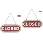 2 Pieces We Plaque Store Hanging Sign Listing Decorations The Door
