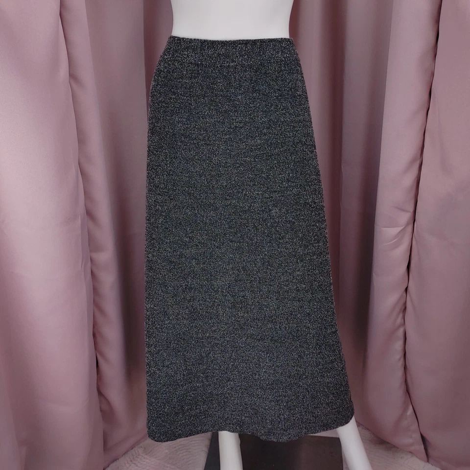 Maxi falda para mujer Preston & York gris forrada de tweed línea A 6 Foto 1 de 4