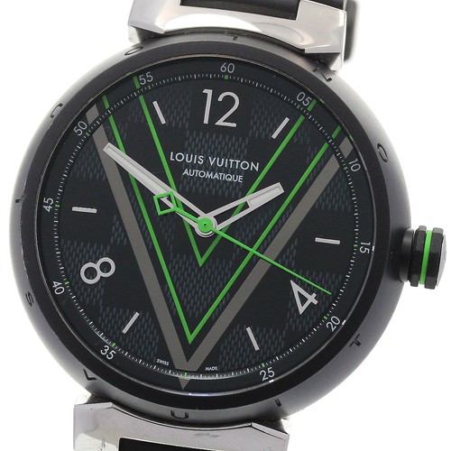 LOUIS VUITTON（LV） Orologio Uomo Automatico LOUIS VUITTON Tambour QA131 Quadrante Nero_867464
