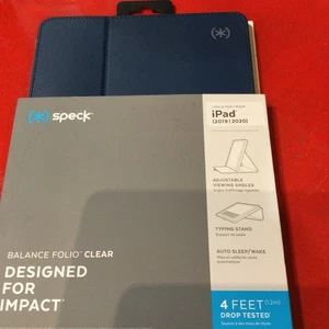 NUEVO Speck Balance Folio para iPad (2019/2020) Ángulos de visión ajustables Soporte de mecanografía - Imagen 1 de 7