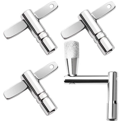4 Pack Drum Keys - Universal Tool for Tuning High Tension Drums, Includes Speed - Image 1 of 4