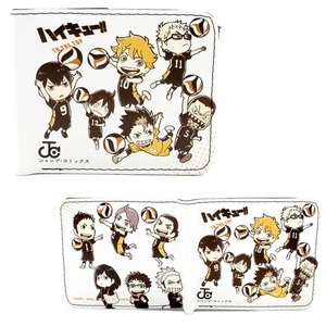 CHIBI KARASUNO HIGH TEAM Haikyuu!! 4 in. Bi Fold Wallet (Anime Credit Card) - Picture 1 of 2