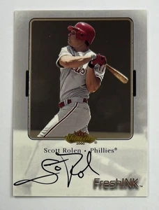 Fleer Showcase Scott Rolen 2000 tinta fresca automático AR139 - Imagen 1 de 2
