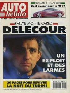 AUTO HEBDO Nr. 764 06.02.1991 MONTE CARLO DELECOUR - Bild 1 von 1