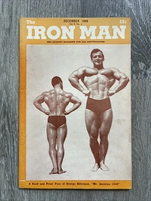 Peary Rader THE IRON MAN Magazine GEORGE EIFERMAN + ALAN PAIVIO NOV 1948 V 8 N 6 Foto 1 de 4