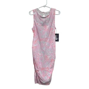 NWT New Art Class Girls Medium (7/8) Nylon Spandex Pastel Swirl Mermaid Dress - Picture 1 of 4