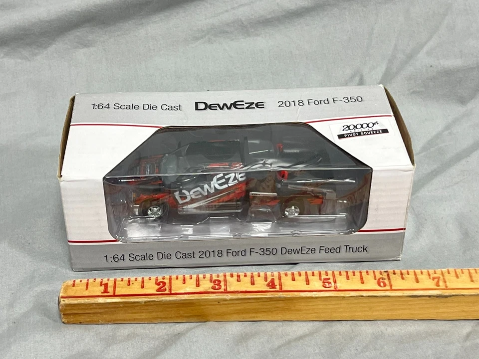 DEWEZE Round Bale Flat Bed FORD 2018 F350 Spec-Cast 1:64 SPECIAL EDITION 277 o 3 - Image 1 of 4