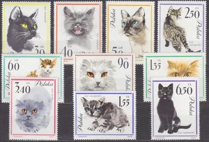 POLEN - 1964 - KATZEN Mi.: 1475-1484 - **MNH** postfrisch - Picture 1 of 1