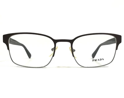 PRADA Eyeglasses Frames VPR 64R LAH-1O1 Square Tortoise Full Rim 53-19-145 - Image 1 of 4