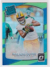 2017 Donruss Optic Lime Green Silver Prizm Malachi Dupre RC Rookie #197
