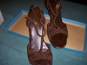 Amalfi Wildleder Leder Riemchen High Heels - Bild 1 von 4