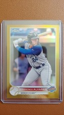 2022 Pro Debut Francisco Alvarez PDC-18 Chrome Gold Refractor #34/50