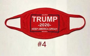 Lot of 5 Trump 2020 Face Mask With Filter Pocket MAGA Mask Keep America Great  - Picture 1 of 15