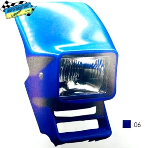 Mascherina Portafaro Blu CEMOTO Per Honda XL 600 XR 250 XR 600 Headlight - Foto 1 di 2
