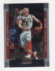 2004-05 BOWMAN CHROME BASKETBALL JASON KIDD NEW JERSEY NETS #5 - Picture 1 of 2