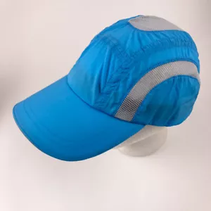LL Bean Running Hat Five Panel Light Blue and Gray - Picture 1 of 6