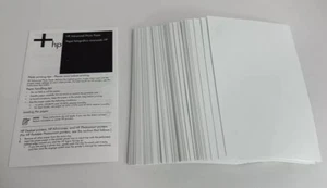 HP Advanced Photo Paper 4x6 (75 Ct) z torbą do przechowywania papieru fotograficznego HP - otwarty pakiet - Zdjęcie 1 z 2
