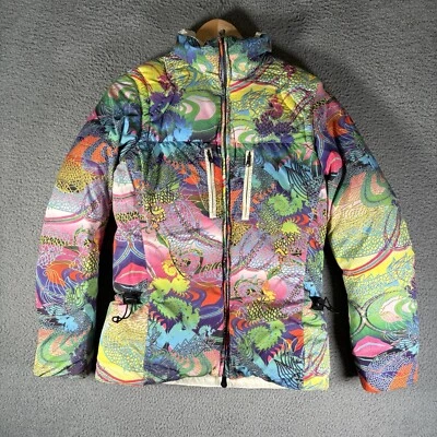 Chaqueta acolchada Jet Set JSX reversible floral relleno de plumón de pato al aire libre de colección para mujer 1 Foto 1 de 4