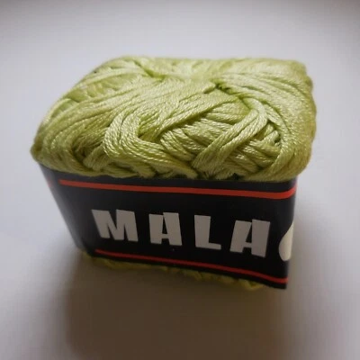 6 pelotes bobines fil 50G 100% coton mercerisé Malaga 3S 78M made France N6140 - Photo 1/4