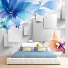 Removable Peel And Stick Wallpapers Flower Geometric Brick Design Contact Papers