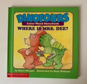 Dinofaurs Color-Word Storybook Where is Mrs. Dee? (HC 2001) Dinosaur storybook - Picture 1 of 12